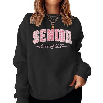My Last First Day Girl Pink Senior 2027 Year Class Of 2027 Women Sweatshirt - Thegiftio UK