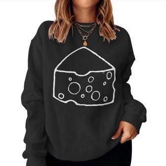 Le Fromage Esquema Amantes Del Queso Sudadera Mujer - Regaloses