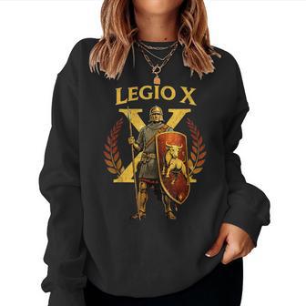 Legio X Legión Romana Imperio Romano Antiguo Sudadera Mujer - Regaloses