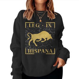 Legión Ix Hispana Roma Toro Emblema Estandarteoldado Sudadera Mujer - Regaloses