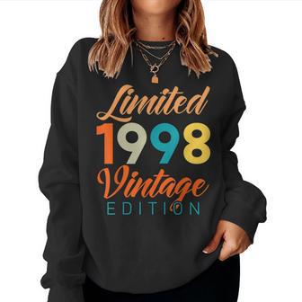 Leyenda Desde 1998 Para Hombres Y Es Cumpleañosintage 1998 Sudadera Mujer - Regaloses