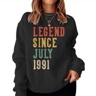 Leyenda Desde Julio 35 Cumpleaños 1991 Hombres Es 35 Años Sudadera Mujer - Regaloses