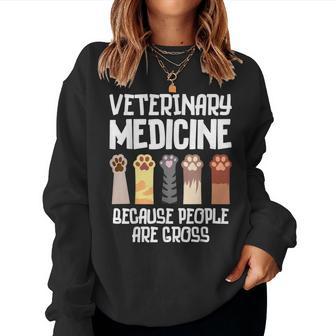 Lindo Arte De Medicinaeterinaria Para Hombres Y Es Médicoeterinario Sudadera Mujer - Regaloses
