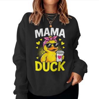 Mama Duck Cute Mom Women Sweatshirt | Seseable UK