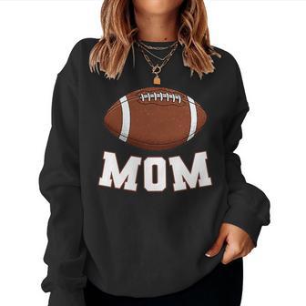 Mom Of The Birthday Boy 1 Year Old Football Family Matching Women Sweatshirt - Thegiftio UK