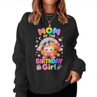 Mom Of The Birthday Girl Kawaii Dumpling Squishy Family Women Sweatshirt | Seseable UK