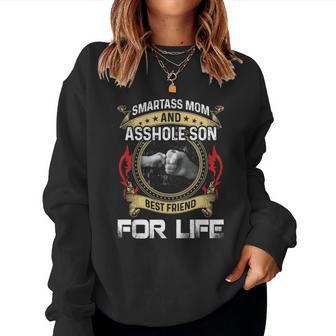Mom And Son Best Friend For Life Christmas Ideas For Mom Women Sweatshirt | Seseable UK