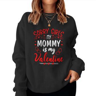 My Mommy Is My Valentine Christmas Ideas For Mom Women Sweatshirt | Seseable UK