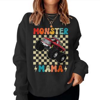 Monster Truck Mama Retro Racing Family Matching Women Sweatshirt | Seseable UK