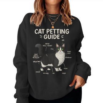 Munchkin Guía De Mascotas Para Gatos Divertido Amante De Los Cuello Sudadera Mujer - Regaloses
