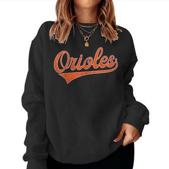 Oriole Vintage Name Boys Girls Kids Youth Women Sweatshirt - Thegiftio UK