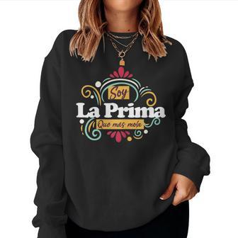Oy La Prima Que Más Mola Regalo Para Primas Sudadera Mujer - Regaloses