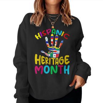 Hispanic Heritage Month All Countries Flags Kids Boys Girls Women Sweatshirt - Thegiftio UK
