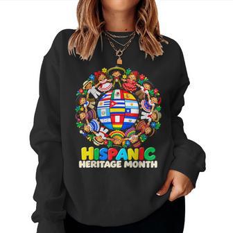 Hispanic Heritage Month Earth Childs Latin Flag Boy Girl Kid Women Sweatshirt - Thegiftio UK