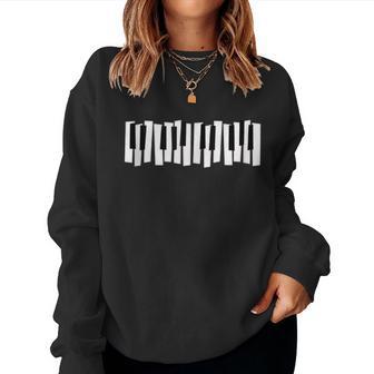 Piano Amante De La Música Piano Profesor De Música Divertido Hombres Es In Mangas Sudadera Mujer - Regaloses