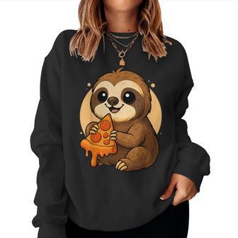 Pizza Humoristique Pour Garçons Et Filles Amateurs De Paresseux Sweat-shirt pour femme - Cadeauxyz