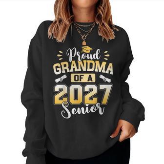Proud Grandma Of A 2027 Senior Graduate Women Sweatshirt | Seseable UK