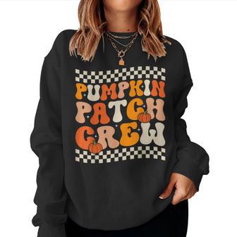 Pumpkin Patch Crew Matching Family Fall Autumn Thanksgiving Women Sweatshirt - Thegiftio UK
