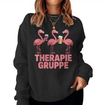Therapie Gruppe Flamingo Mädels Freundinnen Party Sweatshirt Frauen - Geschenkecke