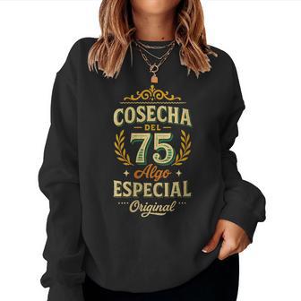 Regalo Cumpleaños Cosecha 75 Originalintage 1975 Especial Cuello Sudadera Mujer - Regaloses