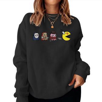 Retro Arcade Game Horror Movie Ghosts Costume Kids Women Sweatshirt | Seseable UK