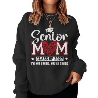 Senior Mom 2027 Proud Mom Mother Graduate Class Of 2027 Women Sweatshirt | Seseable UK