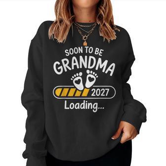 Soon To Be Grandma 2027 Loading Women Sweatshirt - Thegiftio UK