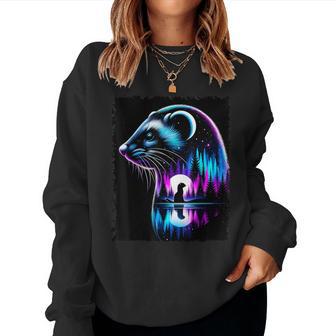 Spirituel Animal Belette Homme Enfant Noël Sweat-shirt pour femme - Cadeauxyz