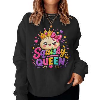 Squishy Queen Cute Kawaii Dumpling Princess Women Sweatshirt | Seseable UK