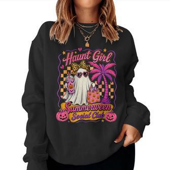 Summer Goth Haunt Girl Summerween Social Club Women Sweatshirt - Thegiftio UK