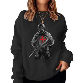 Tactical Faith Modern Templar Knight Christian Women Sweatshirt - Thegiftio UK