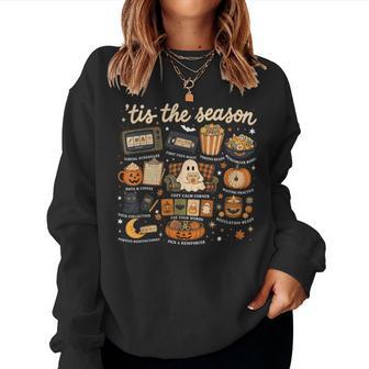 Tis The Season Aba Therapy Fall Halloween Behavior Analyst Women Sweatshirt - Thegiftio UK