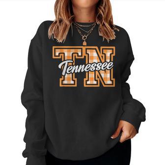 Tn Text Orange Print Retro Tennessee $ Kids Women Sweatshirt - Thegiftio UK