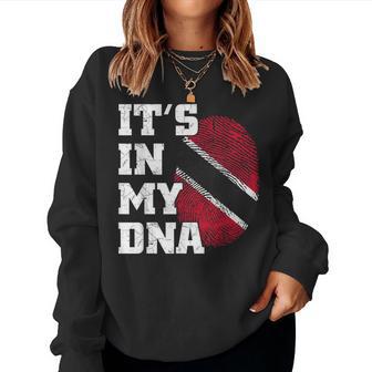 Trinidad And Tobago Dna Pride Trinidadian Flag Women Women Sweatshirt - Thegiftio UK