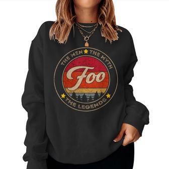 Vintage Foo Name Retro Style Classic For Kid Women Sweatshirt - Thegiftio UK