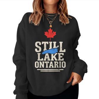 Vintage Still Lake Ontario Canada For Women Women Sweatshirt - Thegiftio UK