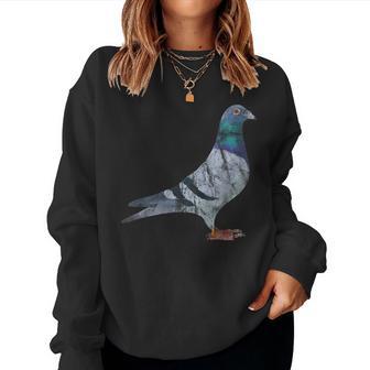 Vintage Pigeon Lover Pigeons Fête Des Pères Pour Homme Enfant Sweat-shirt pour femme - Cadeauxyz