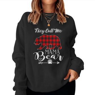 They Call Me Mama Bear Christmas Ideas For Mom Women Sweatshirt | Seseable UK