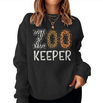 Zoo Keeper Animal Print Safari Zoo Keeper Kids Women Sweatshirt - Thegiftio UK
