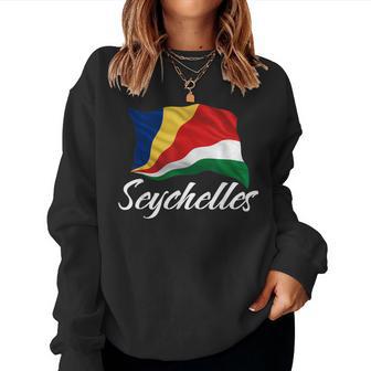 セイシェル 国旗 セイシェル アフリカ 愛国心 男性 女性 キッズ レディーススウェットシャツ - Kawaiitshirt