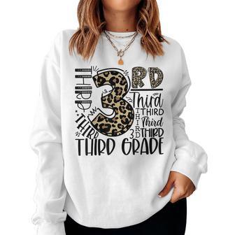 3Rd Grade Squad Student Back To School First Day Of School Women Sweatshirt - Thegiftio UK
