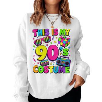 This Is My 90S Costume Retro 90S Party Boys Women Sweatshirt | Seseable UK