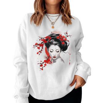 Anime Flores Arte Es Abstracto Humano Gráfico Anime Sudadera Mujer - Regaloses