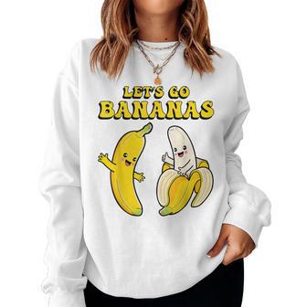 Chemise Amusante Let's Go Bananas Mignonne Pour Enfants Et Jeunes Filles Sweat-shirt pour femme - Cadeauxyz