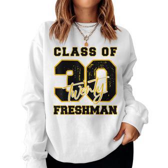 Class Of 2030 Freshman High School Back To School 9Th Grade Women Sweatshirt - Thegiftio UK