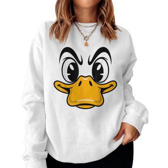 Costume De Canard Pour Adulte Enfant Homme Tête De Canard Jaune Sweat-shirt pour femme - Cadeauxyz