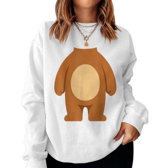 Costume D'ours Pour Adultes Enfants Hommes S Costume D'ours Marron Sweat-shirt pour femme - Cadeauxyz