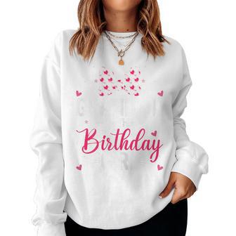 Cute Pink Bow Grandma Of The Birthday Girl Women Sweatshirt | Seseable UK