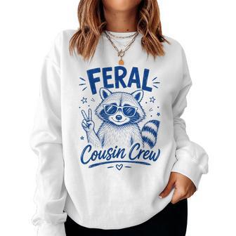 Feral Cousin Crew Kids Boys Girls Women Women Sweatshirt - Thegiftio UK