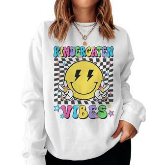 Groovy Kindergarten For Girls Boys Teacher Back To School Women Sweatshirt | Seseable UK